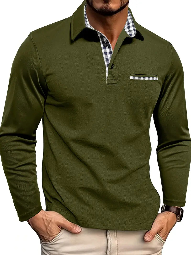 Langarm-Poloshirt für Herren - Image 3