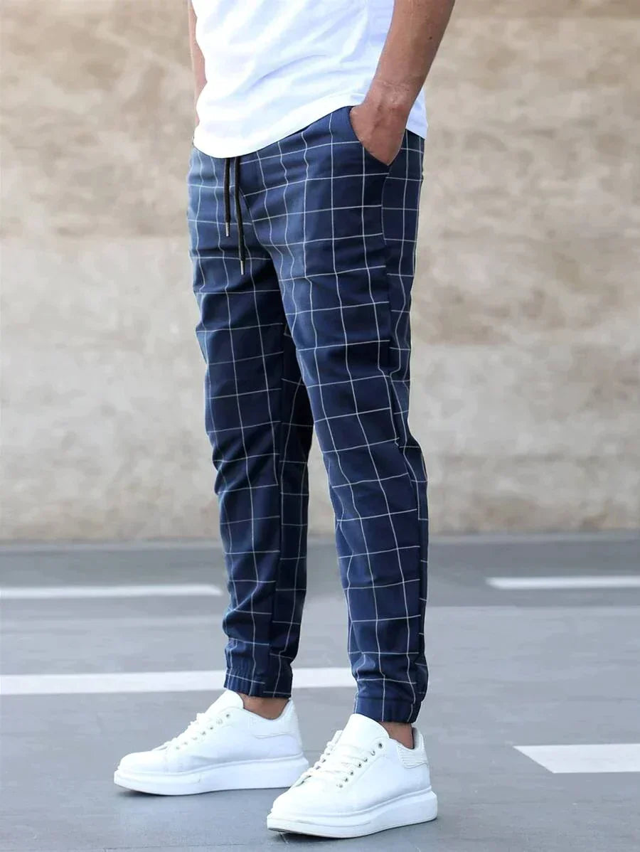 Karierte Herren Hose für stilvolle Outfits – Tobias