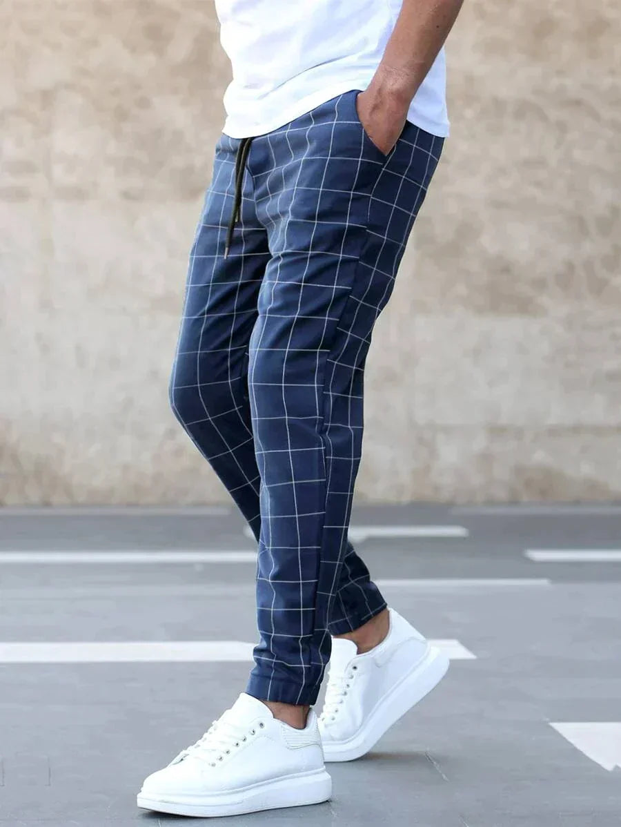 Karierte Herren Hose für stilvolle Outfits – Tobias