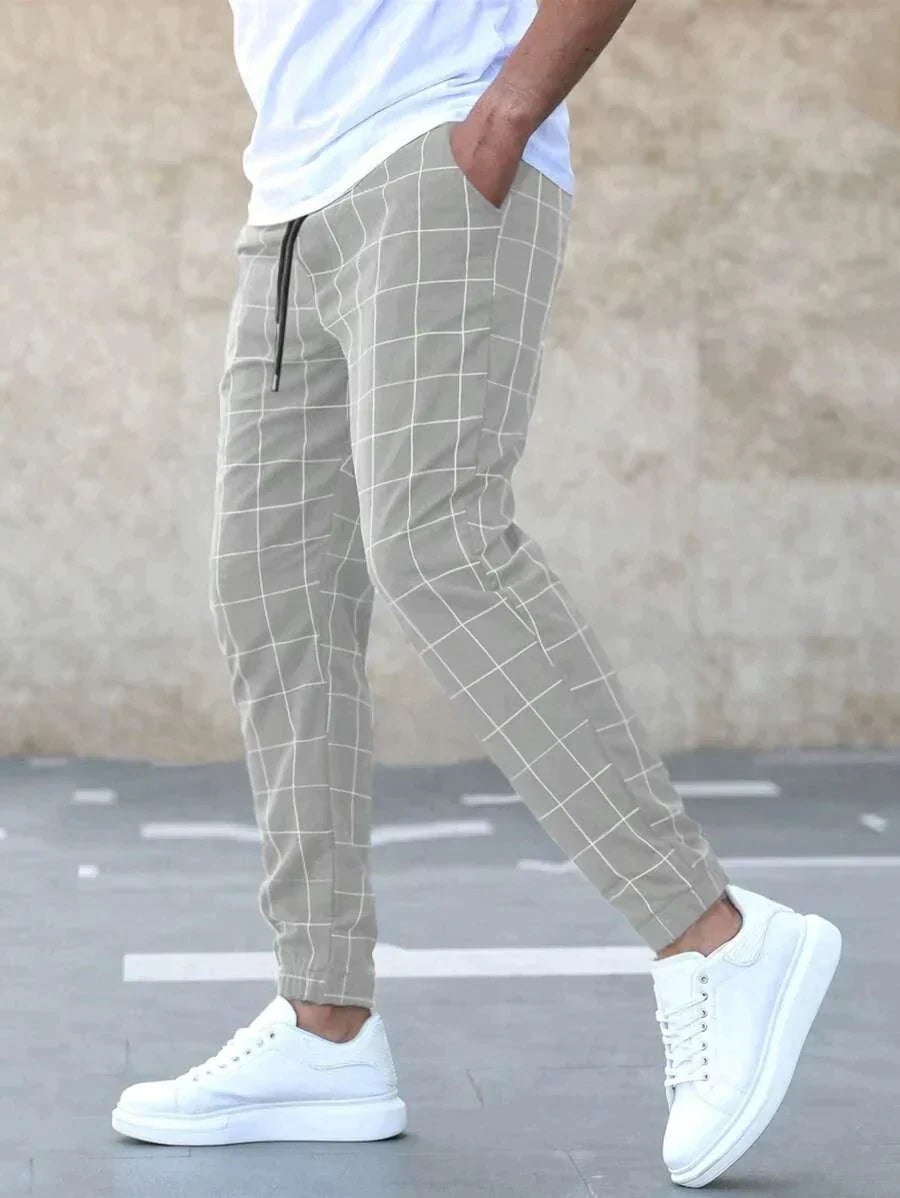 Karierte Herren Hose für stilvolle Outfits – Tobias