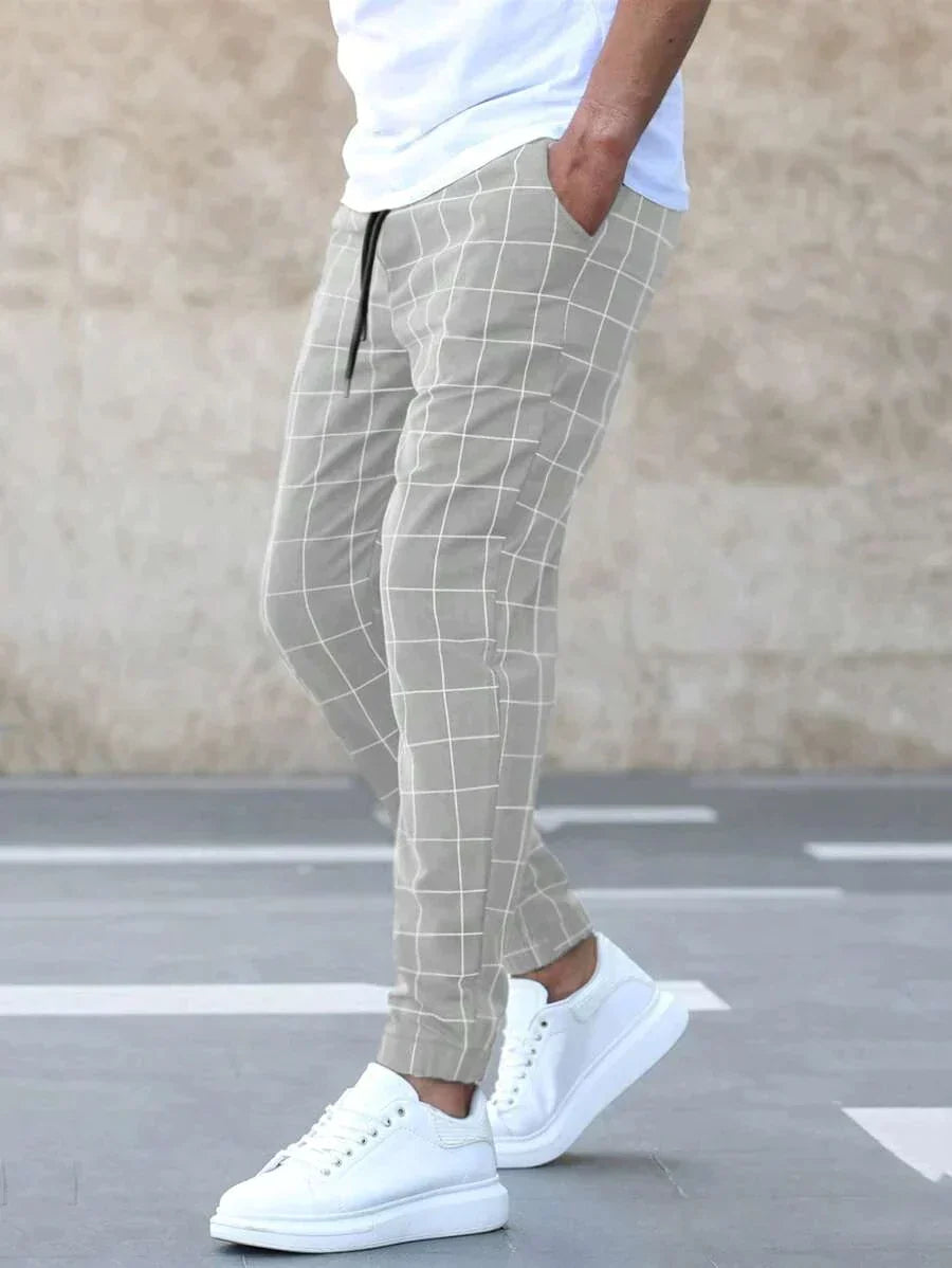 Karierte Herren Hose für stilvolle Outfits – Tobias