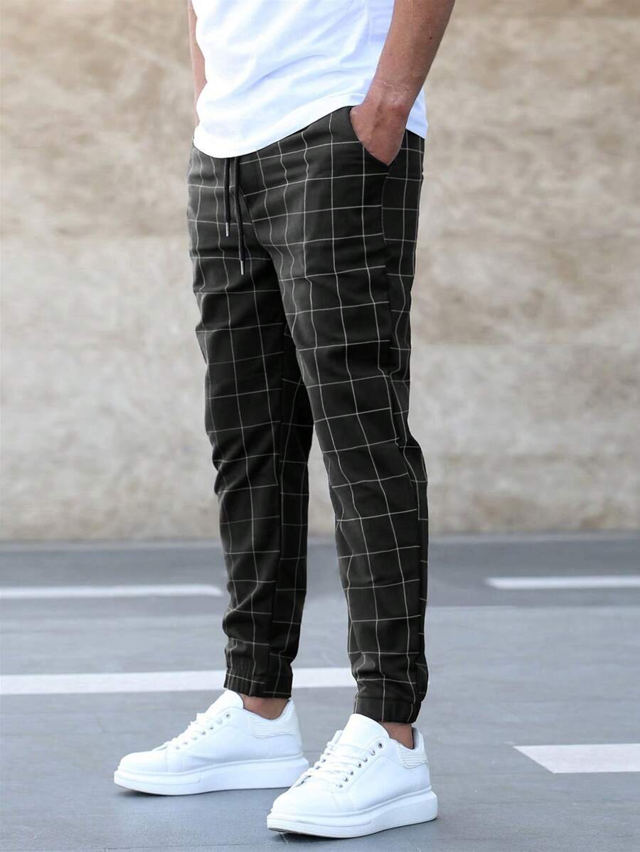 Karierte Herren Hose für stilvolle Outfits – Tobias