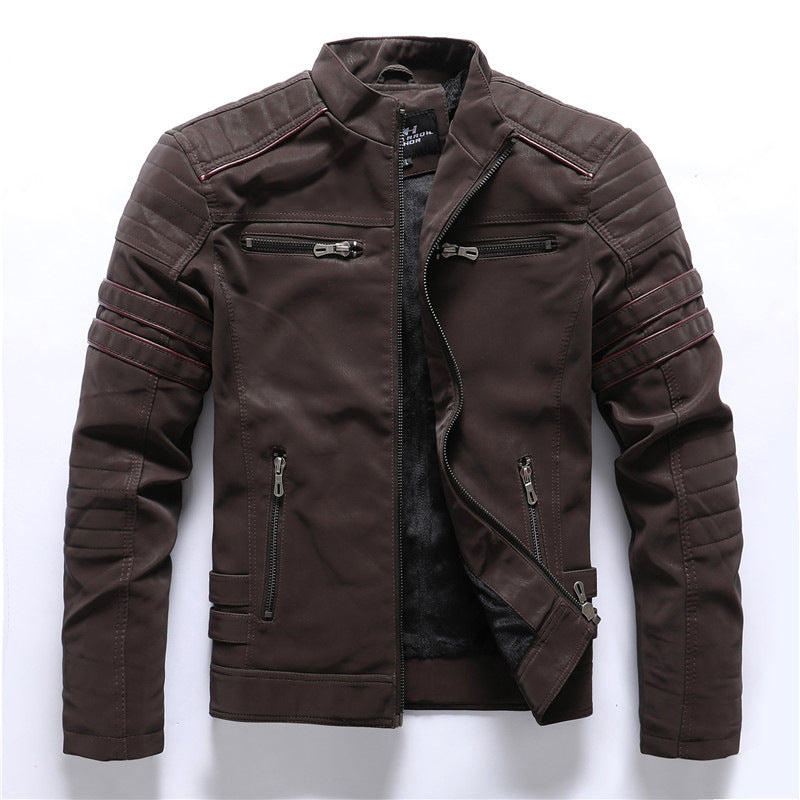 Slim Fit Bikerjacke für Herren - Image 3