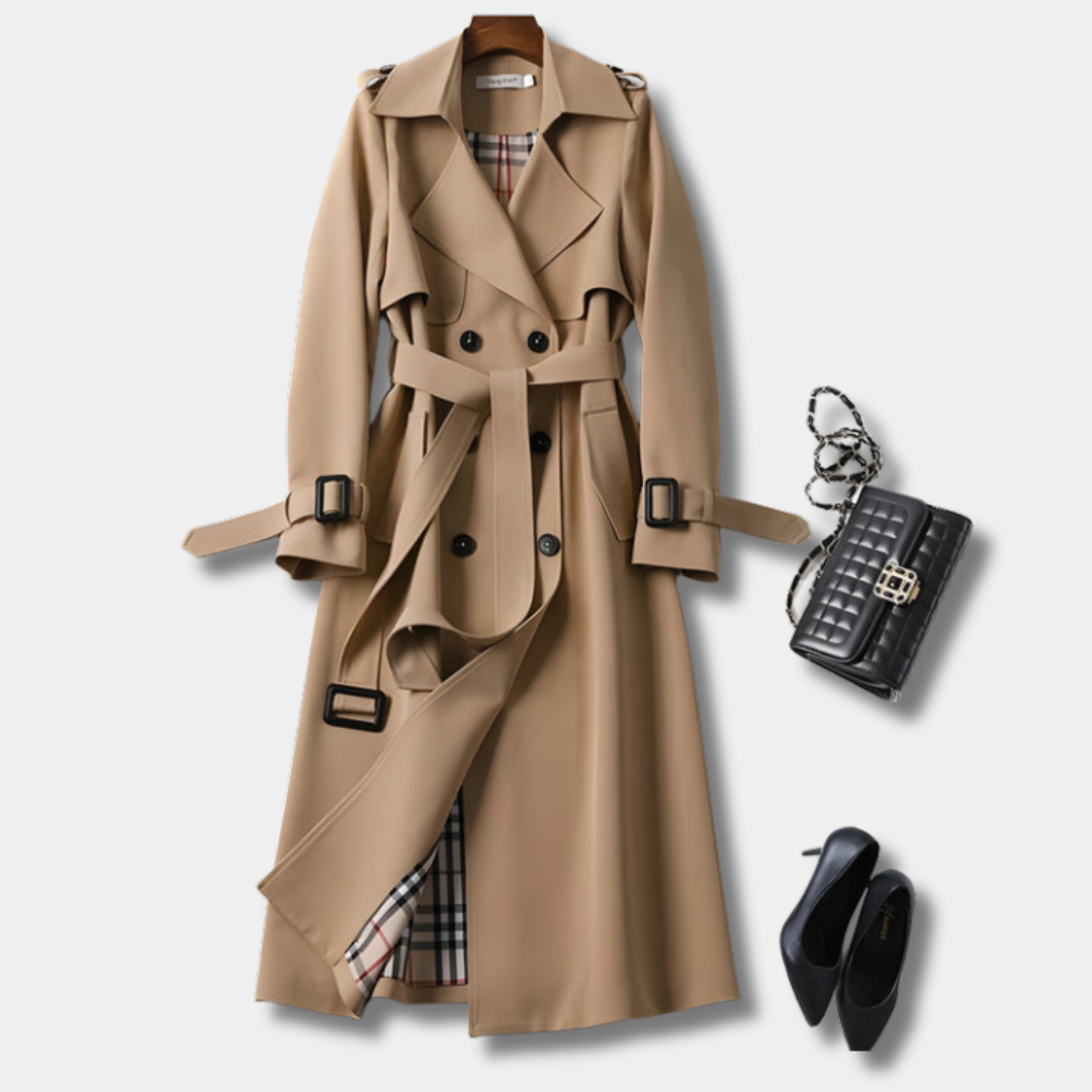 Trenchcoat mit Gürtel für Damen - Image 11