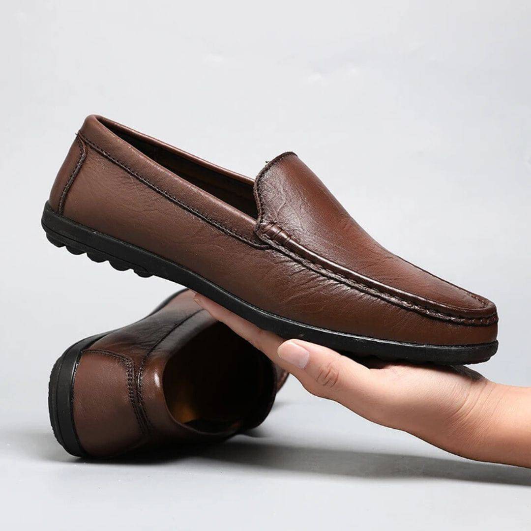 Herren Kunstleder Slipper für zeitlose Eleganz – Daniel