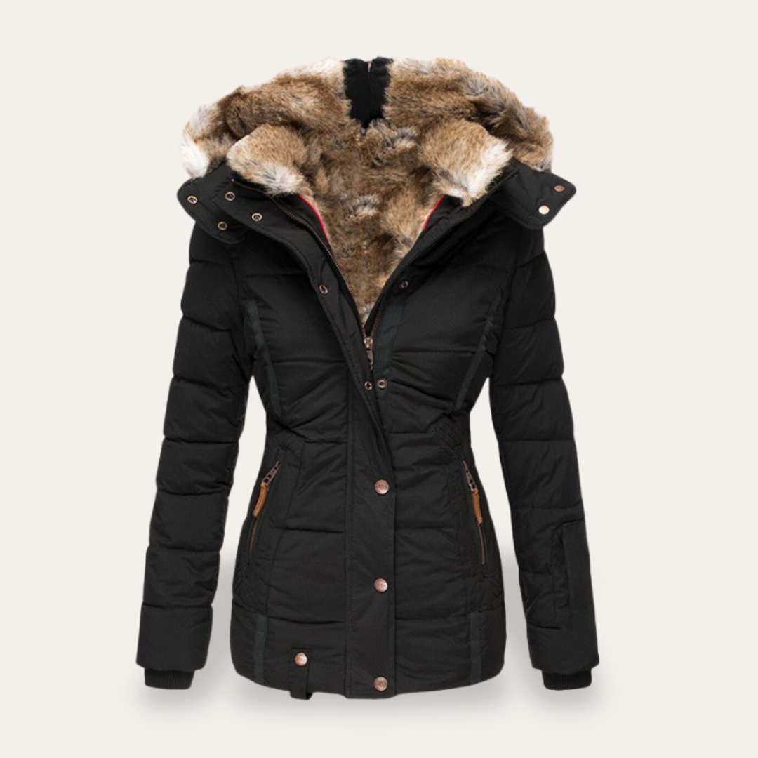 Kapuzen-Pufferjacke für Damen - Image 1