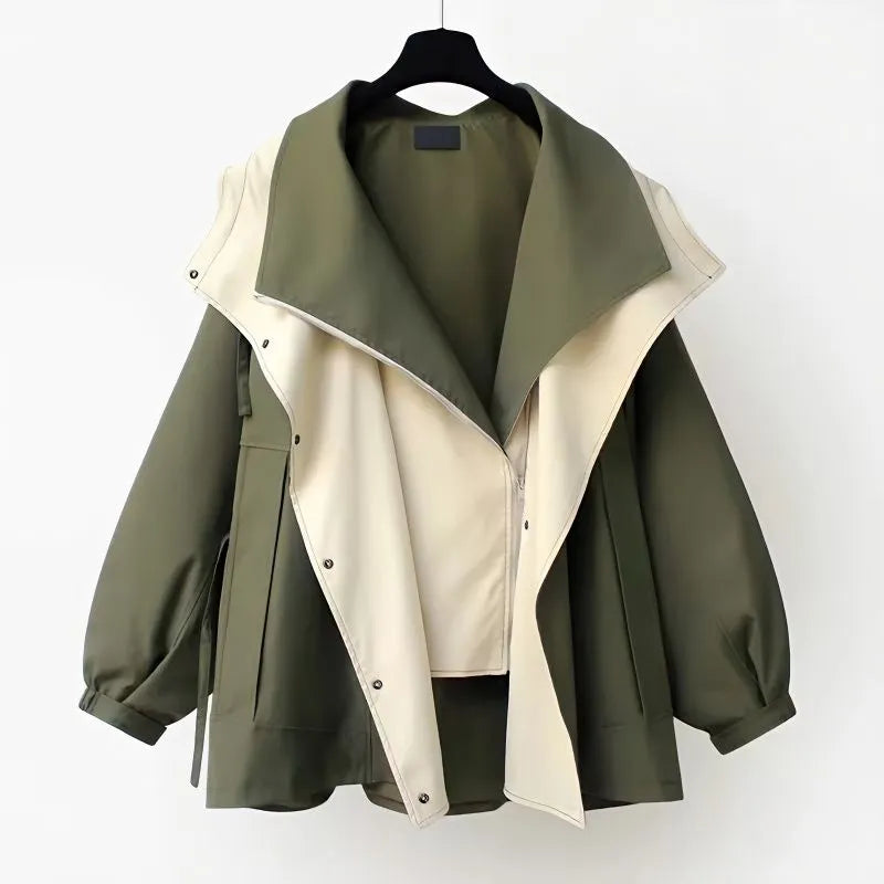 Jacke mit übergroßem Kragen für Damen - Image 2