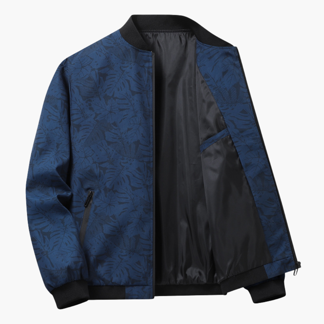 Bomberjacke mit Blumenmuster für Herren - Image 3