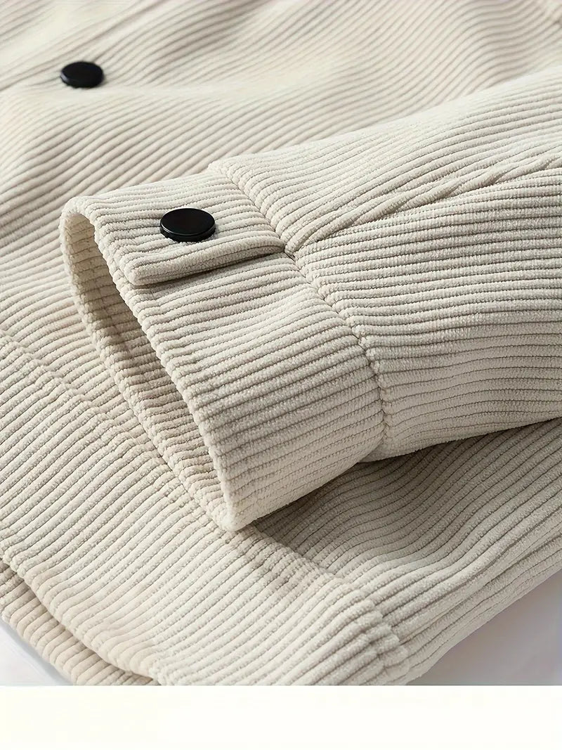 Cordjacke mit Knopfleiste für Herren - Image 10