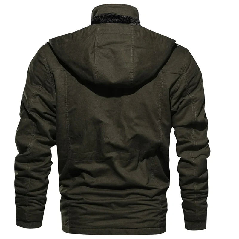 Kapuzen-Militärjacke für Herren - Image 2