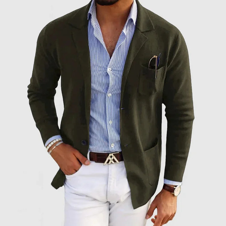 Lässiger Blazer mit entspannter Passform für Herren - Image 2