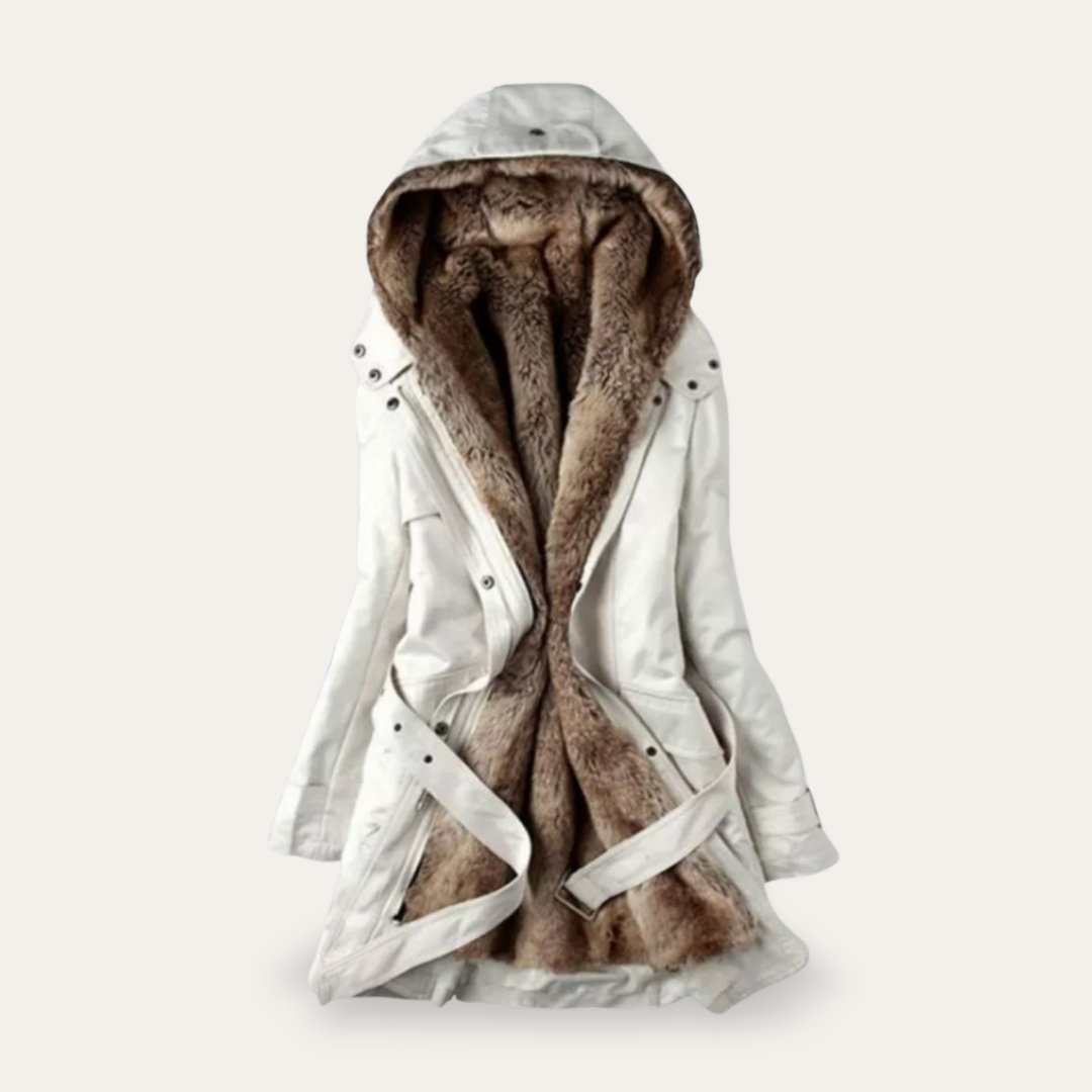 Kapuzenjacke mit Gürtel für Damen - Image 2