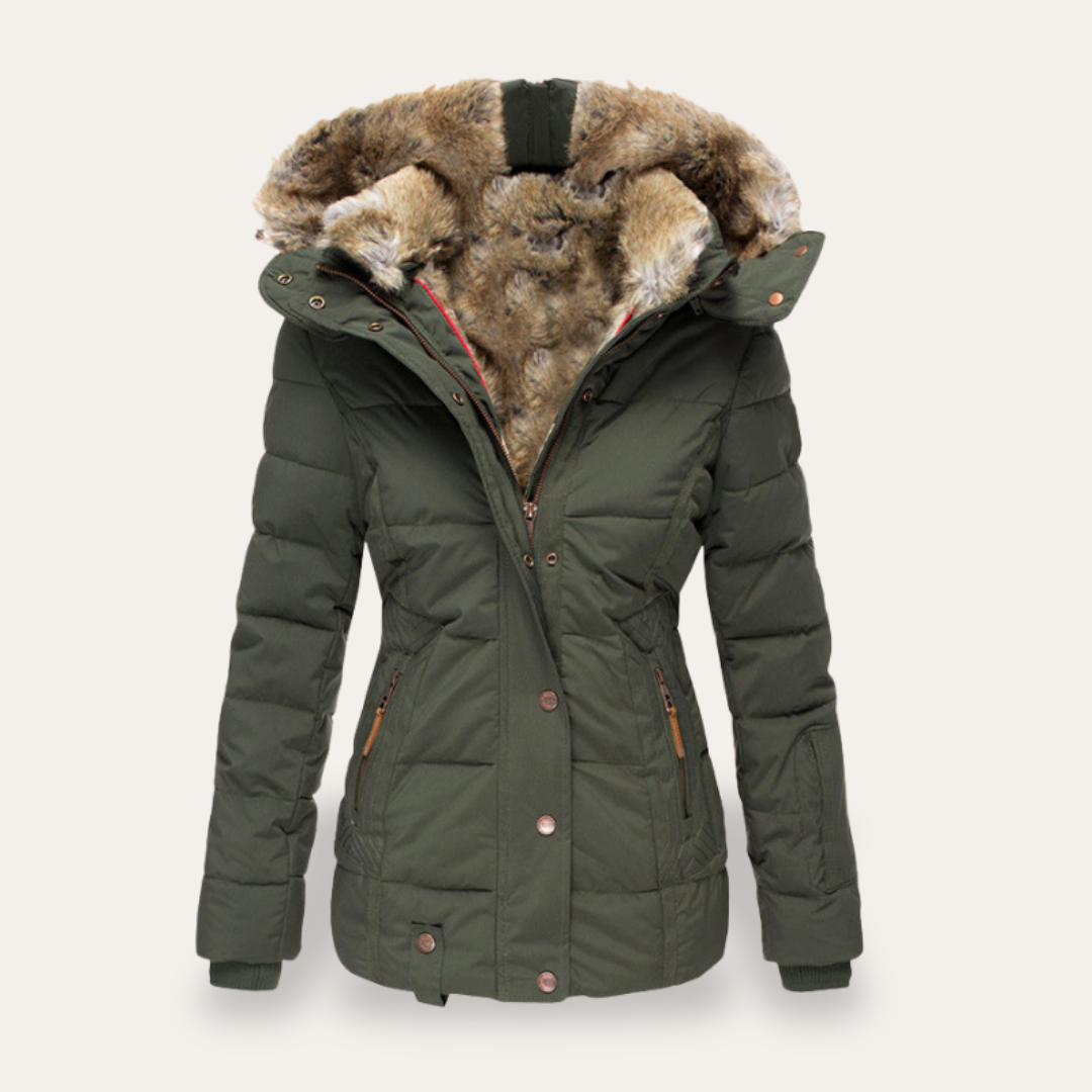 Kapuzen-Pufferjacke für Damen - Image 3