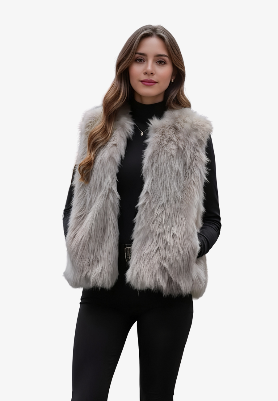 Ärmellose Damen-Fleeceweste für Herbst & Winter – Sophie