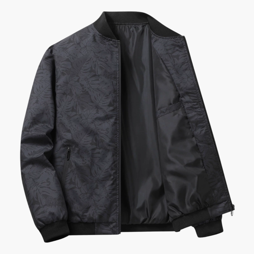Bomberjacke mit Blumenmuster für Herren - Image 5