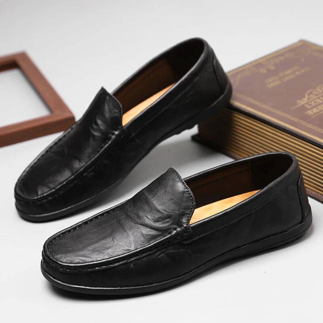 Herren Kunstleder Slipper für zeitlose Eleganz – Daniel
