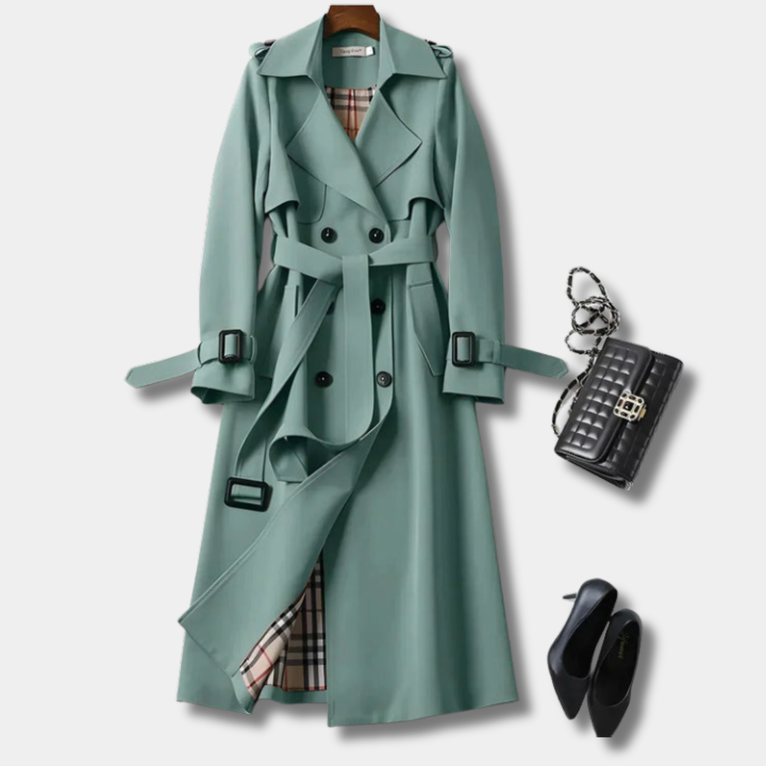 Trenchcoat mit Gürtel für Damen - Image 14