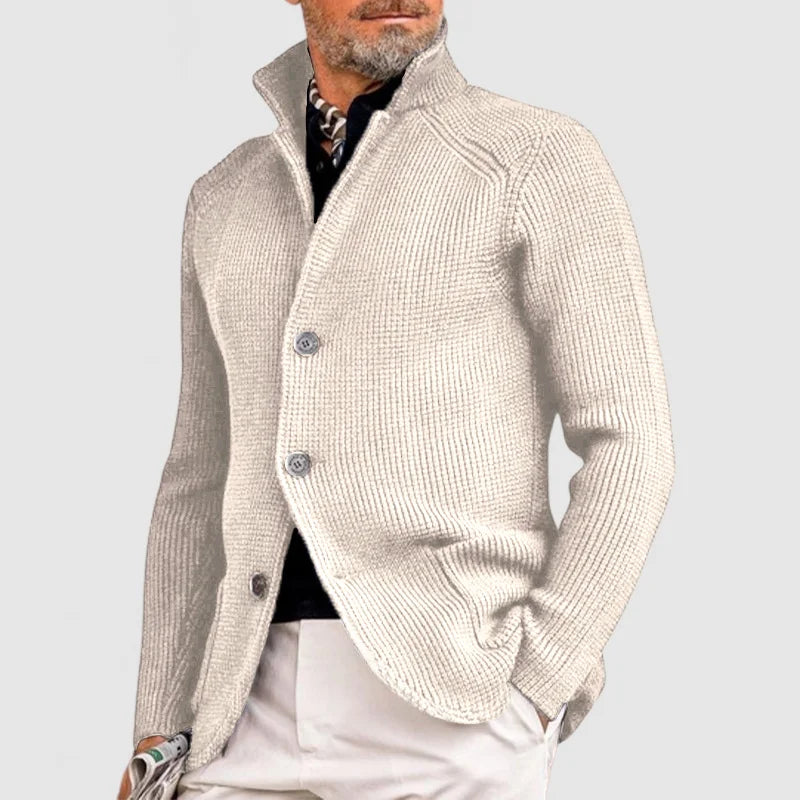 Gerippte Jacke mit Knopfleiste für Herren - Image 4