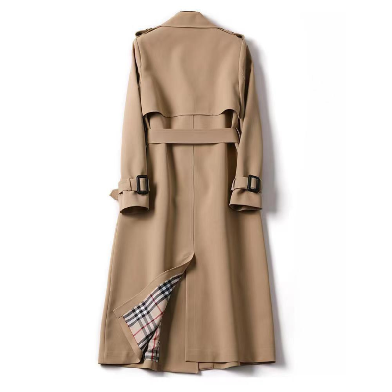 Gürtel-Langer Trenchcoat für Damen - Image 2
