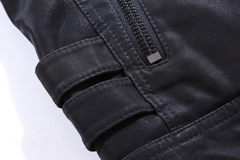 Slim Fit Bikerjacke für Herren - Image 5
