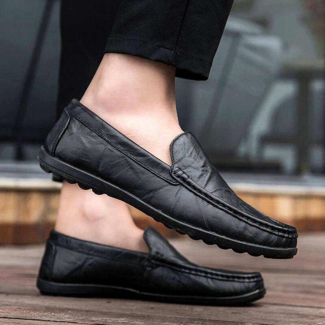 Herren Kunstleder Slipper für zeitlose Eleganz – Daniel