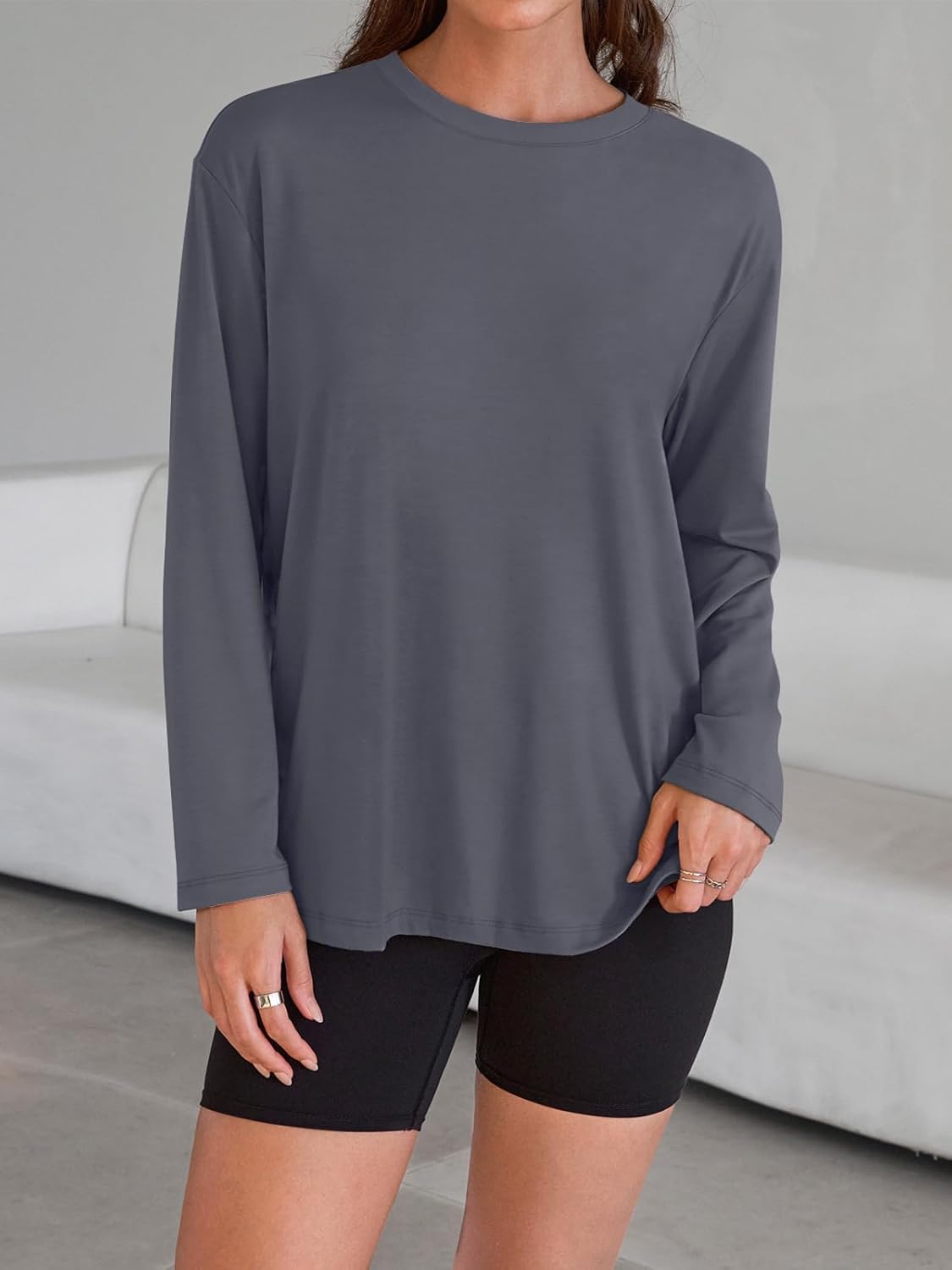 Oversized Langarmshirt für Damen - Image 84