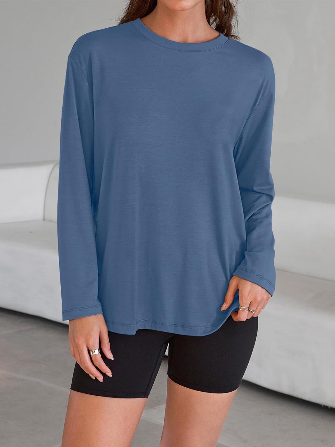 Oversized Langarmshirt für Damen - Image 40