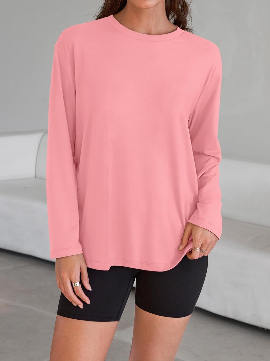 Oversized Langarmshirt für Damen - Image 100