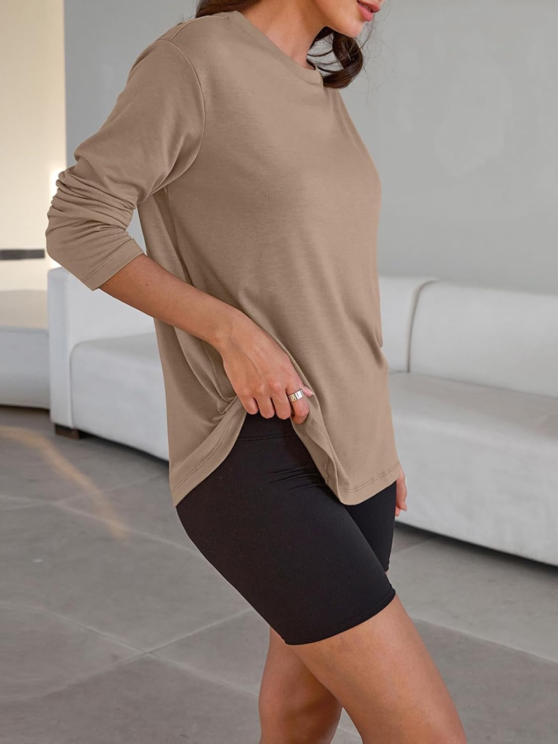 Oversized Langarmshirt für Damen - Image 86