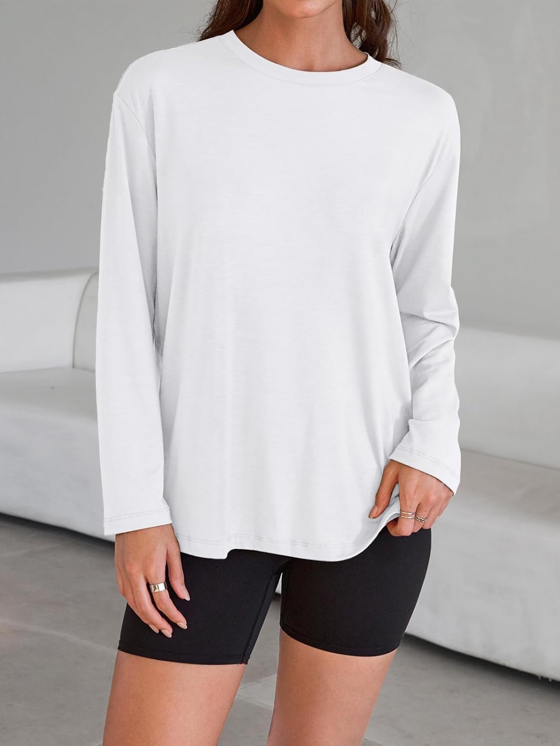 Oversized Langarmshirt für Damen - Image 96