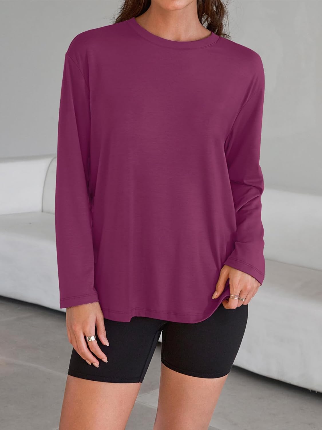 Oversized Langarmshirt für Damen - Image 5