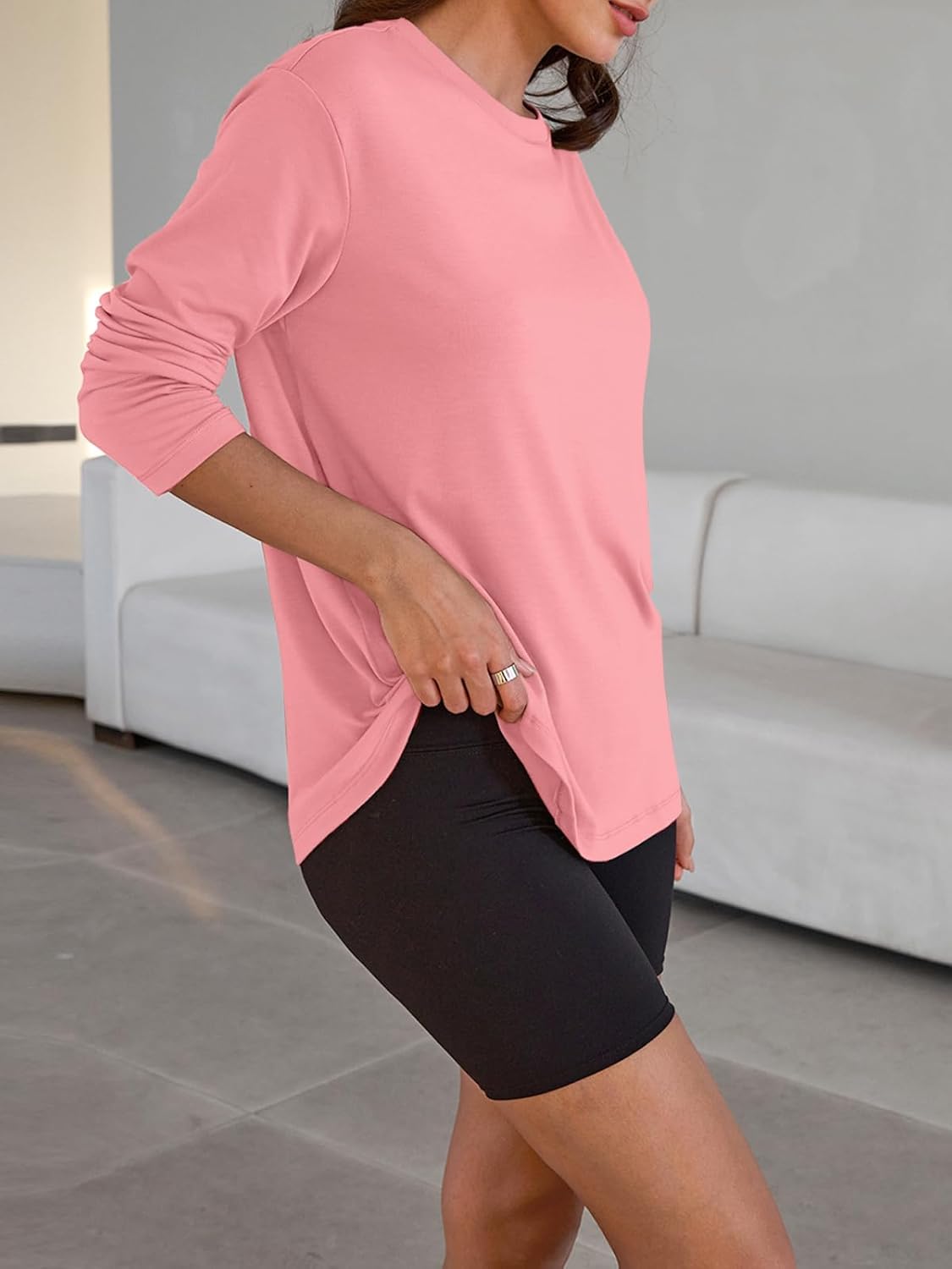 Oversized Langarmshirt für Damen - Image 98