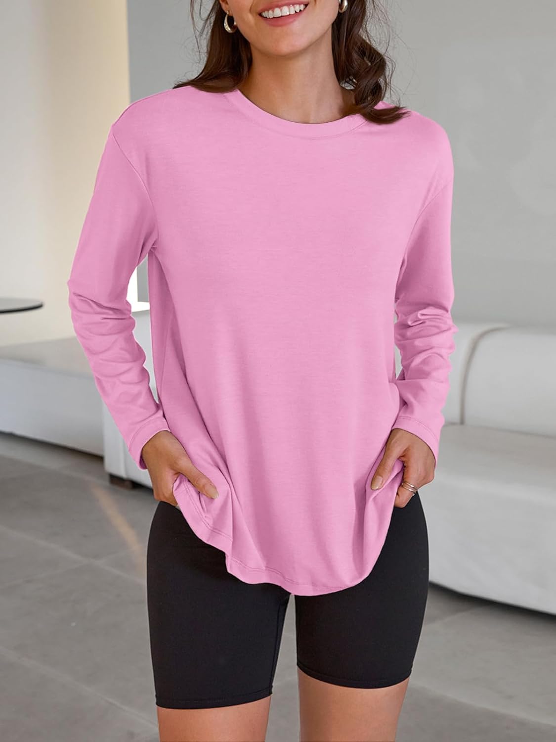 Oversized Langarmshirt für Damen - Image 89
