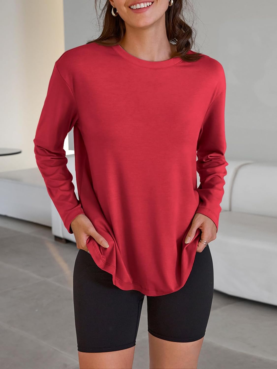 Oversized Langarmshirt für Damen - Image 73