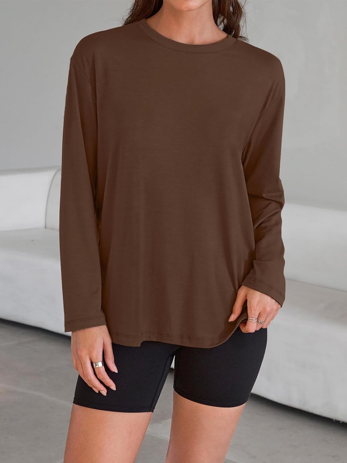 Oversized Langarmshirt für Damen - Image 32