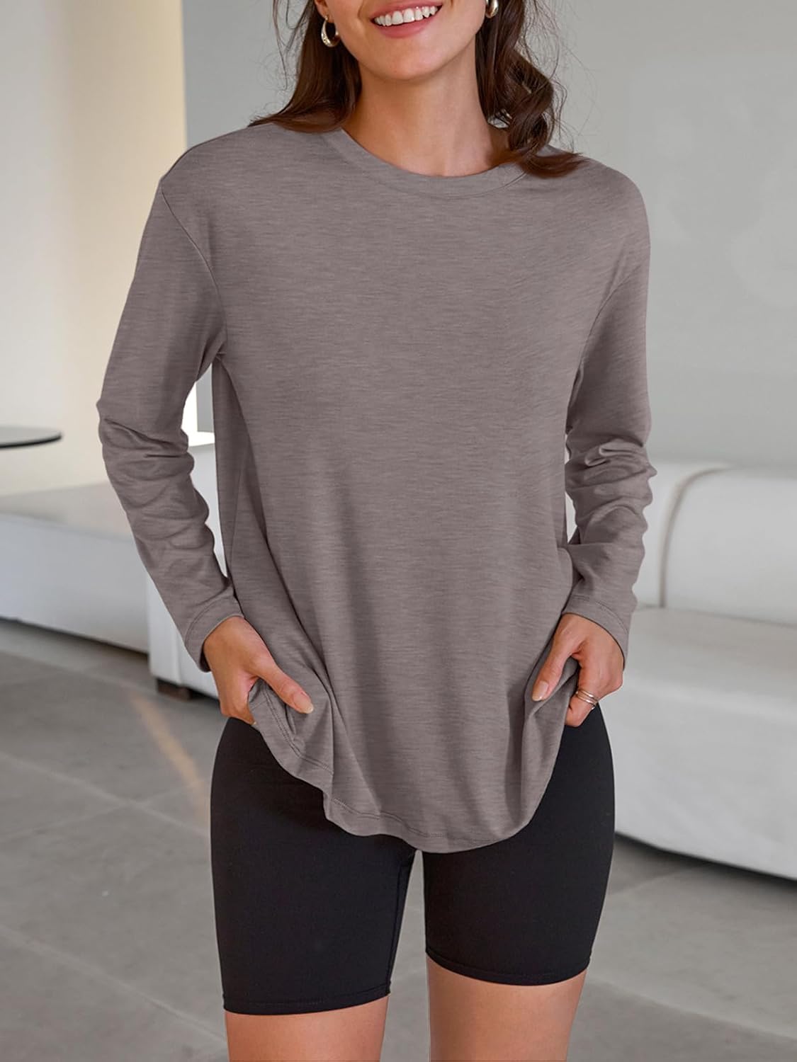 Oversized Langarmshirt für Damen - Image 57