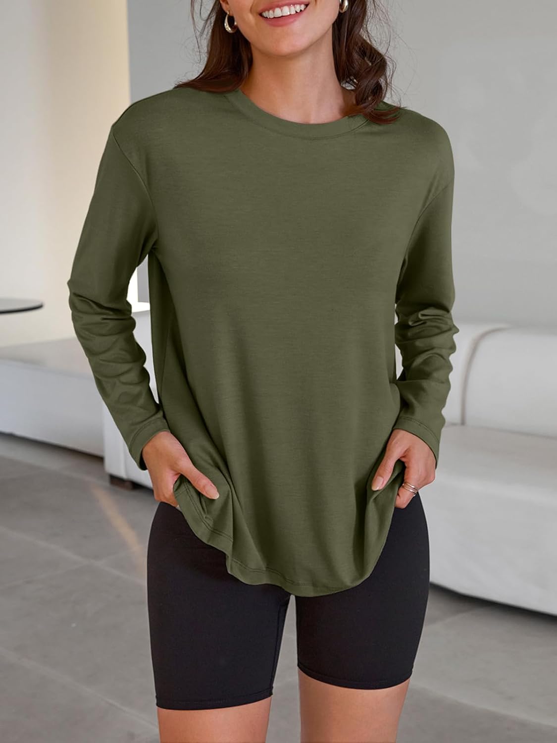 Oversized Langarmshirt für Damen - Image 69