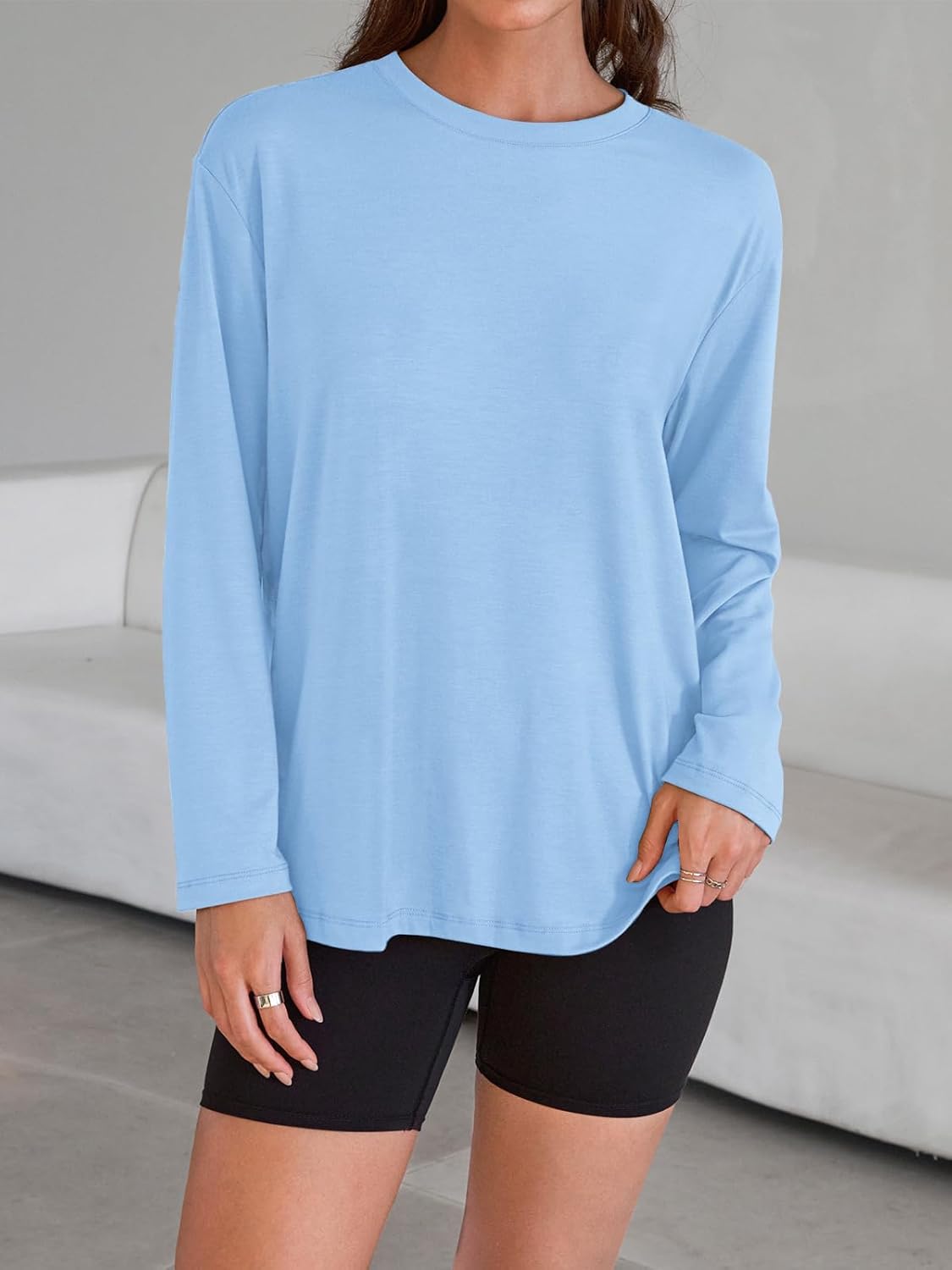 Oversized Langarmshirt für Damen - Image 52