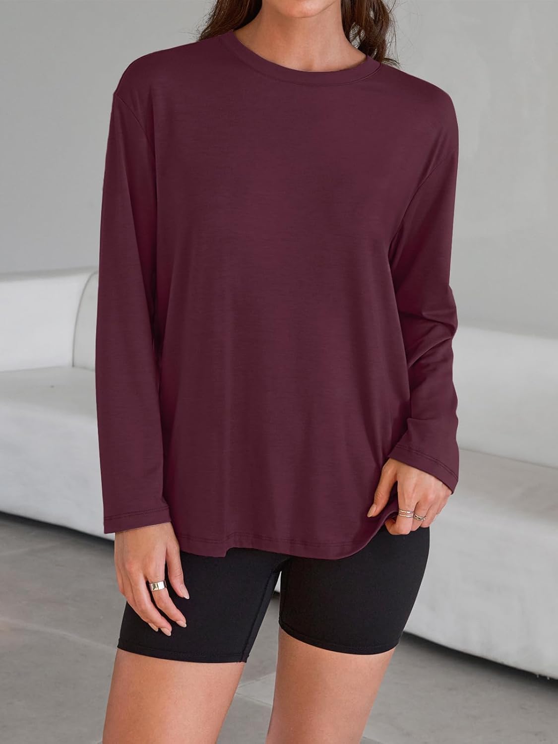 Oversized Langarmshirt für Damen - Image 48