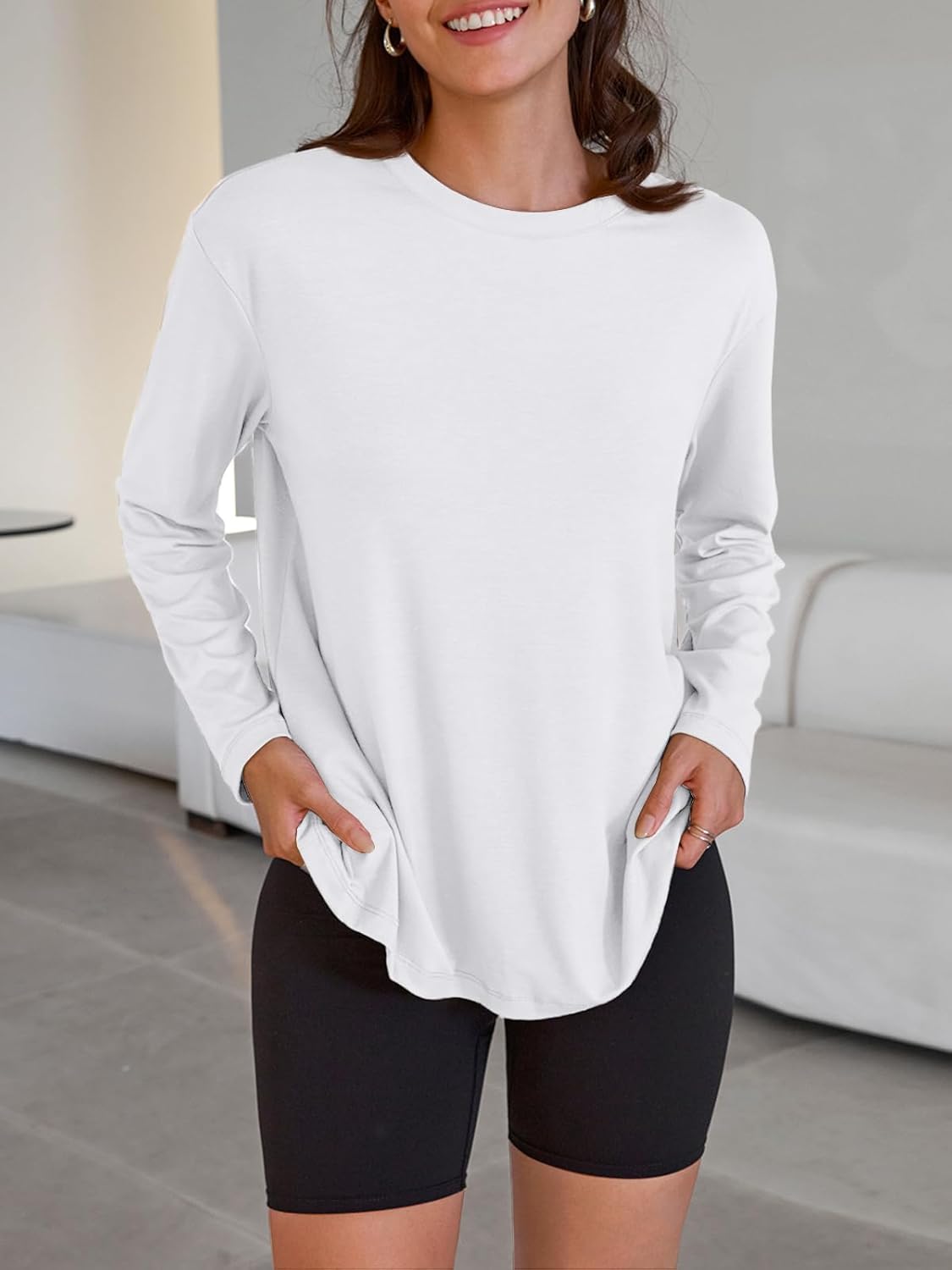 Oversized Langarmshirt für Damen - Image 93