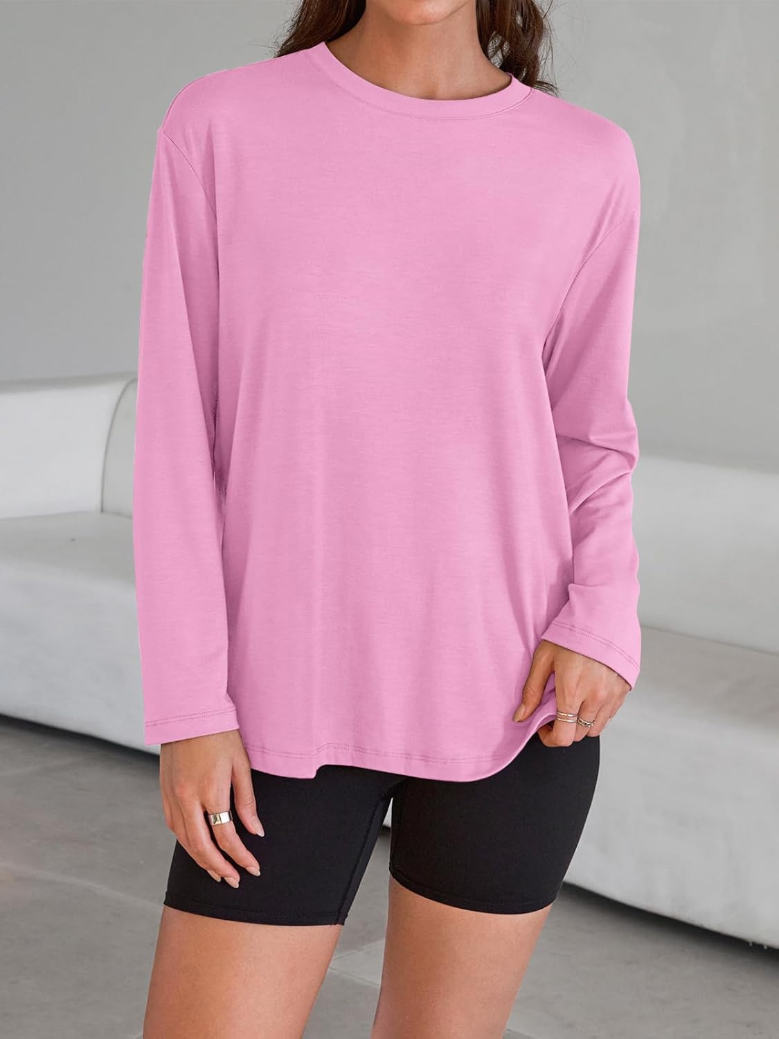 Oversized Langarmshirt für Damen - Image 92