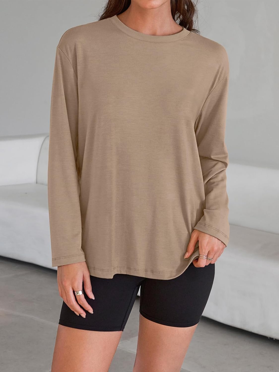 Oversized Langarmshirt für Damen - Image 88