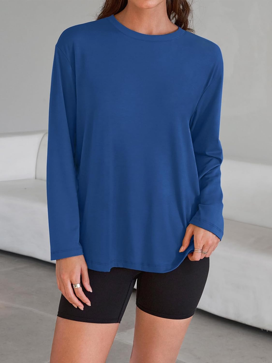 Oversized Langarmshirt für Damen - Image 44