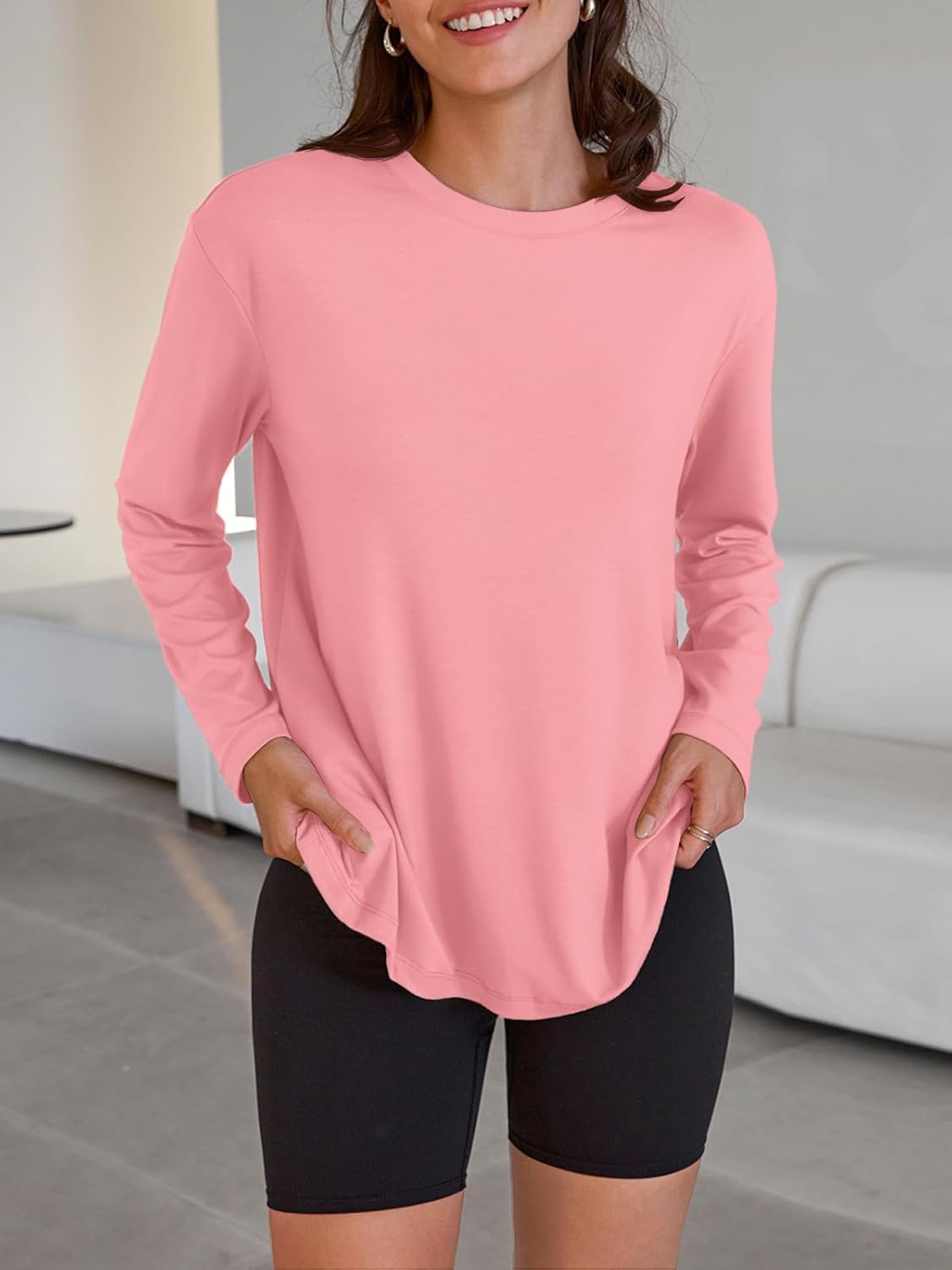 Oversized Langarmshirt für Damen - Image 97