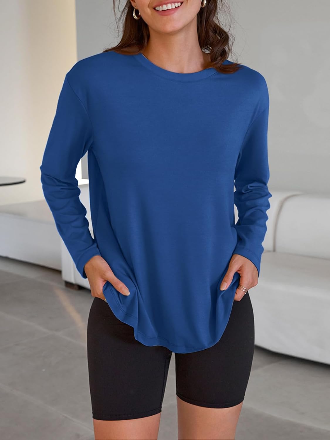 Oversized Langarmshirt für Damen - Image 41
