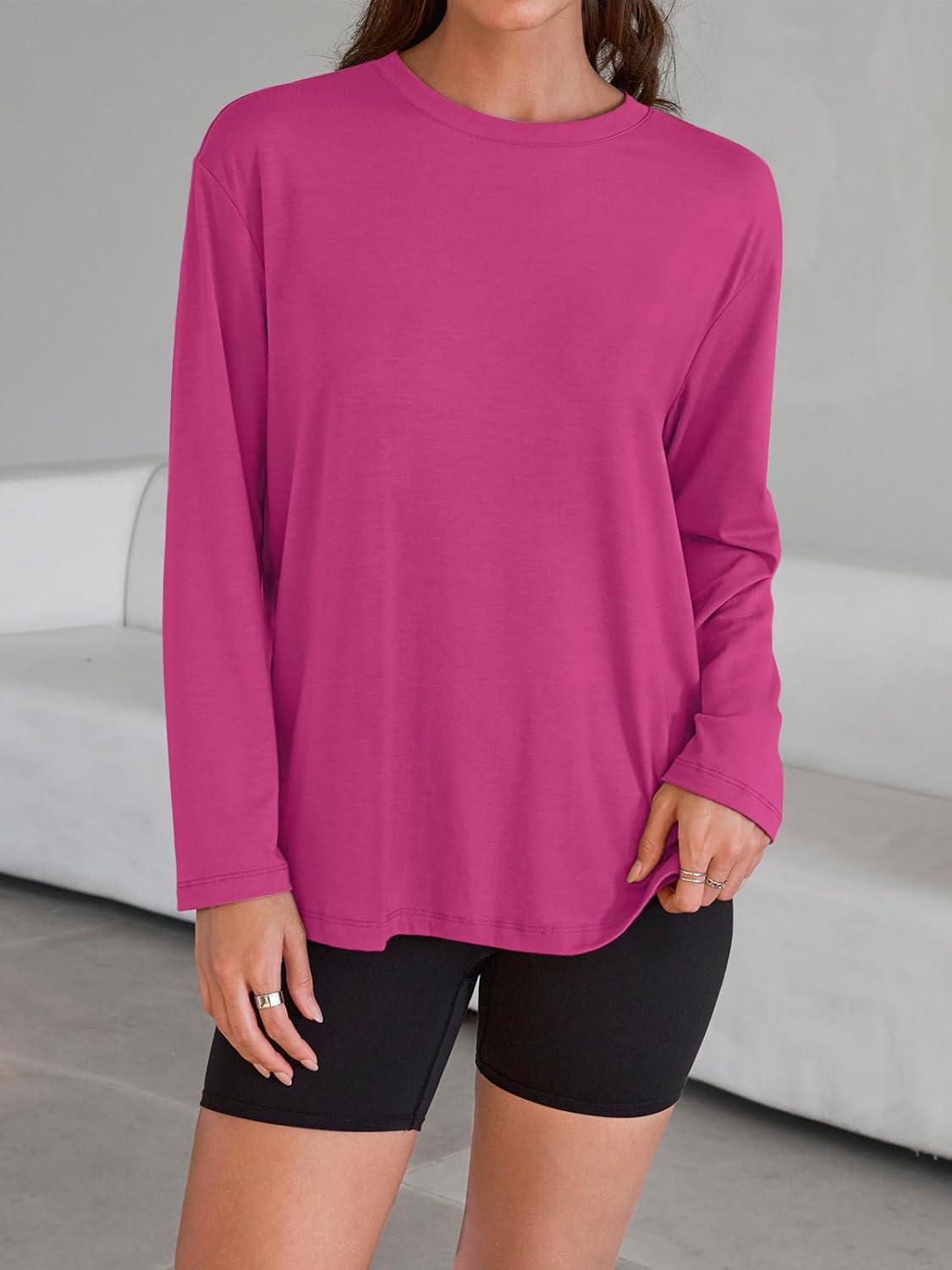Oversized Langarmshirt für Damen - Image 36
