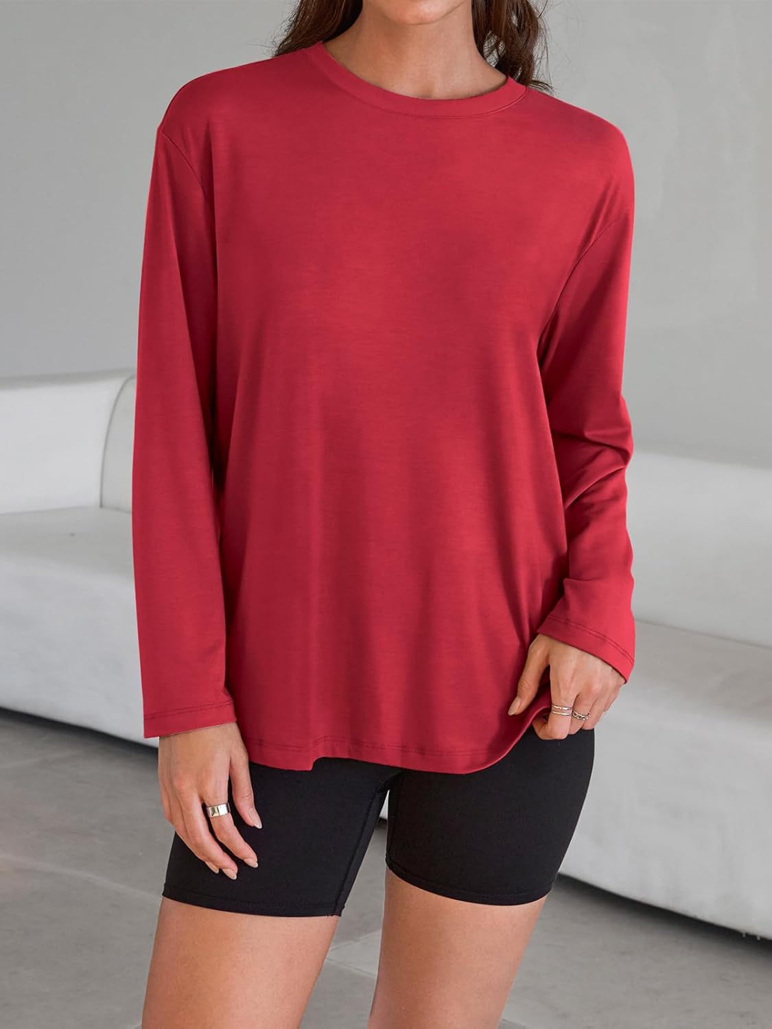 Oversized Langarmshirt für Damen - Image 76