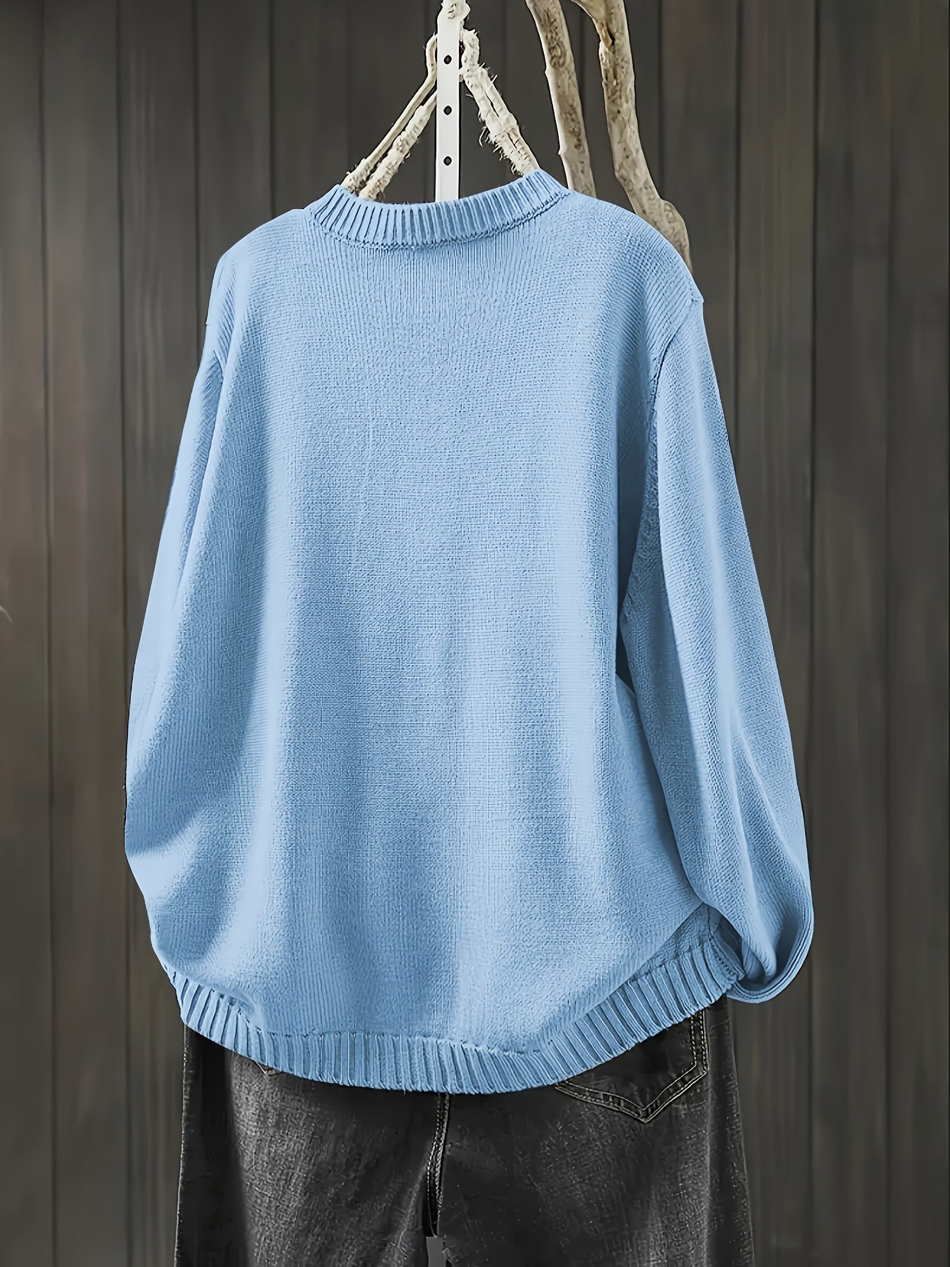 Strickjacke mit Knopfleiste für Damen - Image 9
