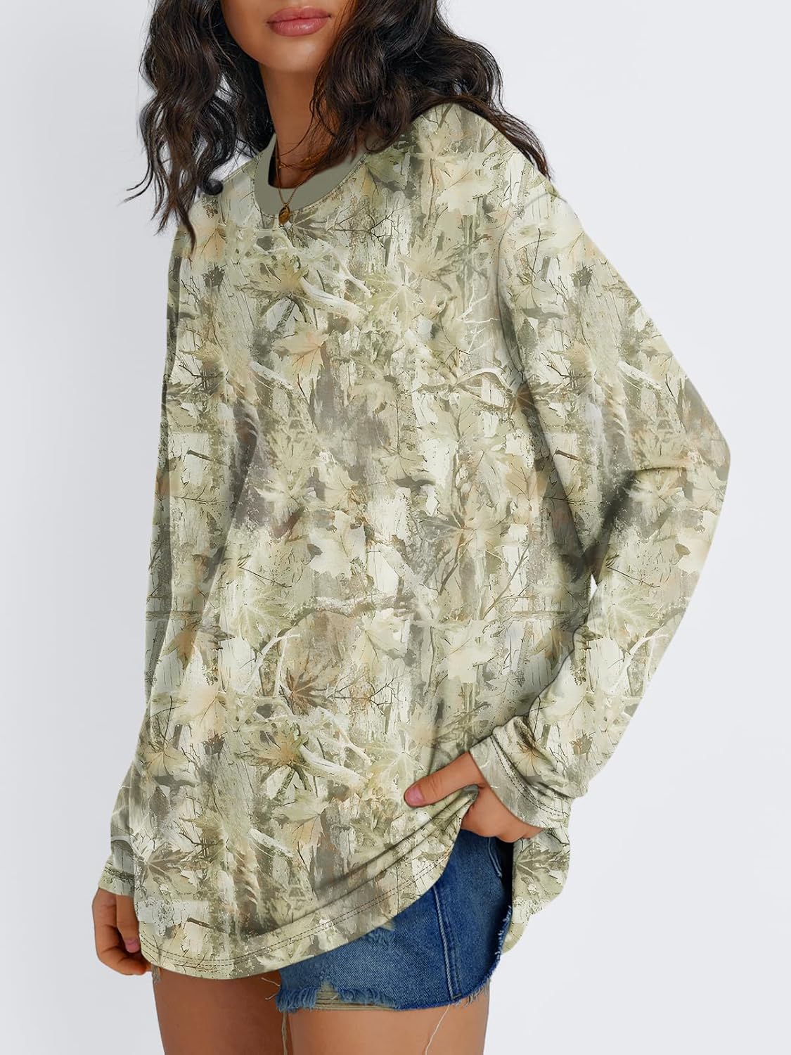 Oversized Langarmshirt für Damen - Image 78
