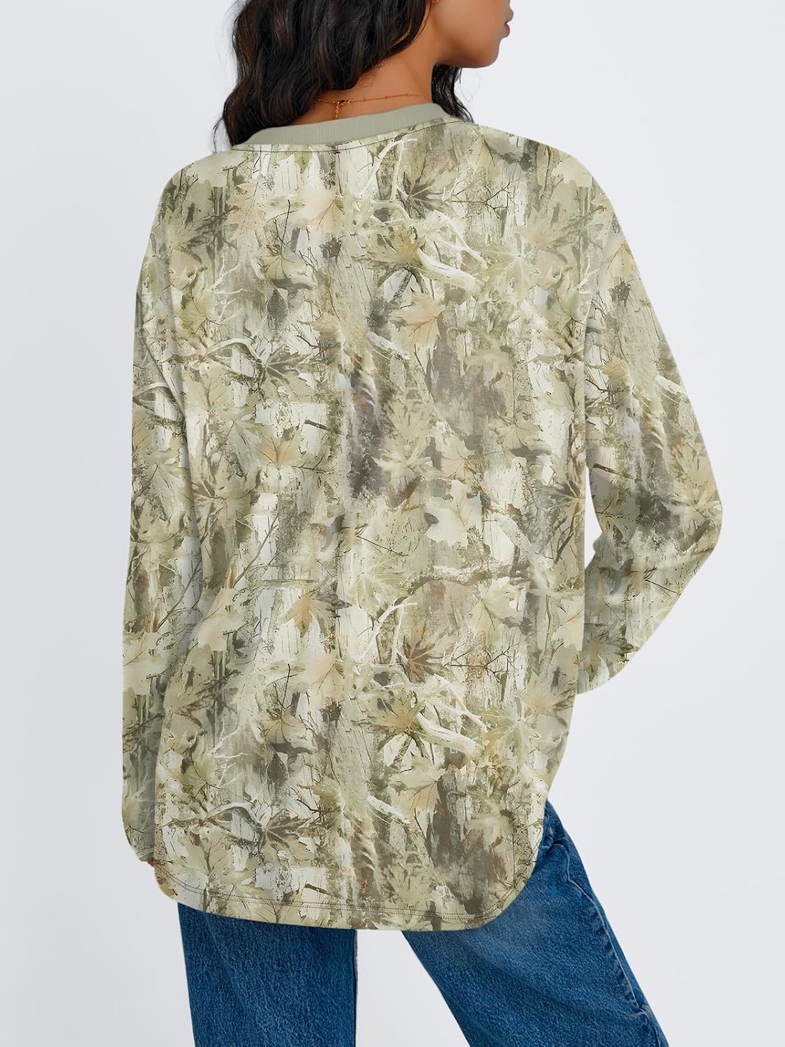 Oversized Langarmshirt für Damen - Image 79